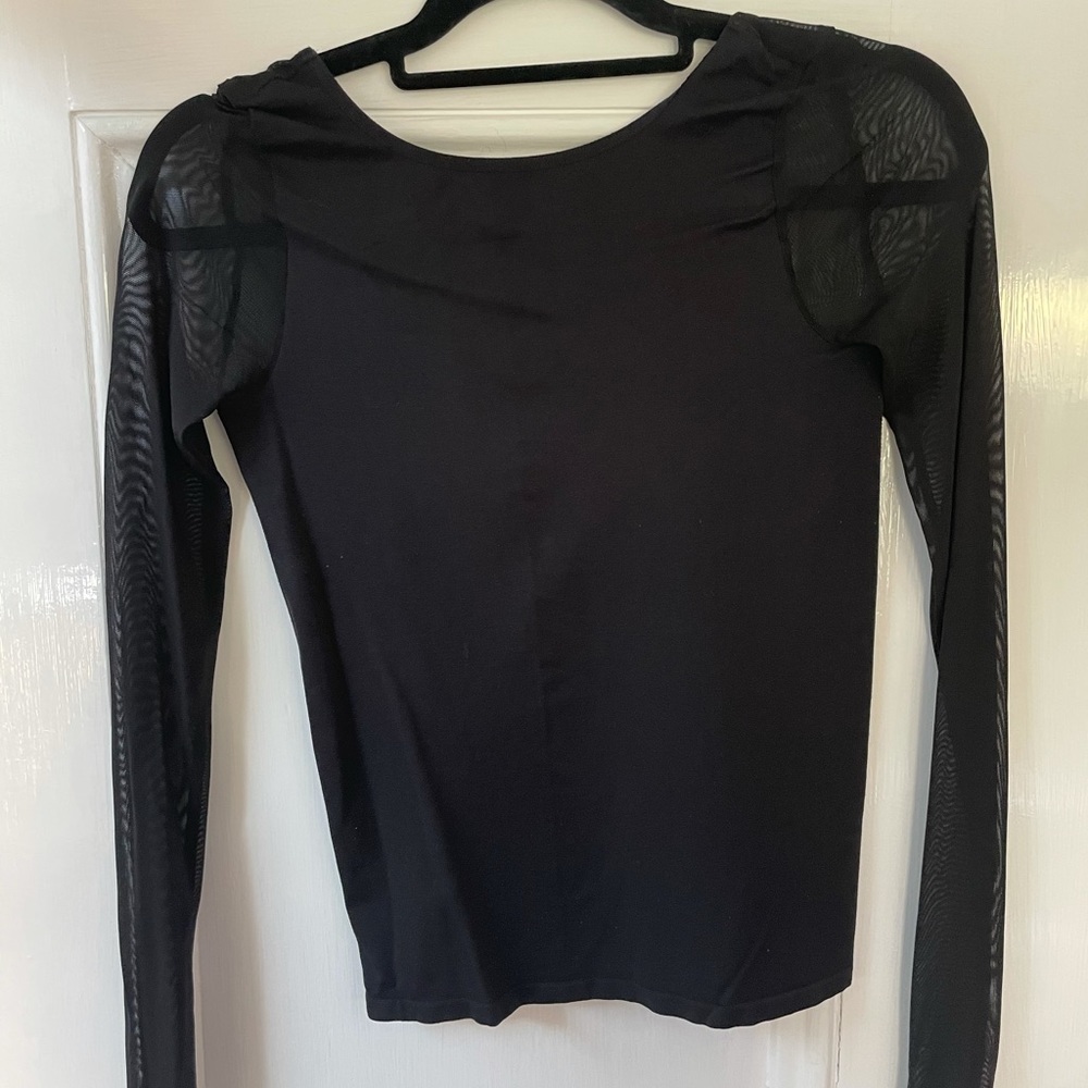 Black free people crop top
